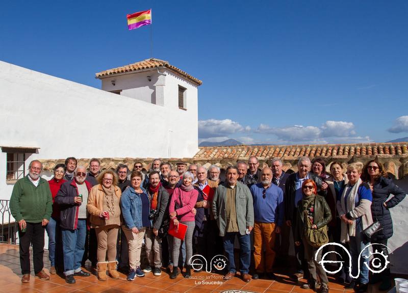 Participantes en la asamblea constituyente de la Asociación Casa de la Memoria en 2020.