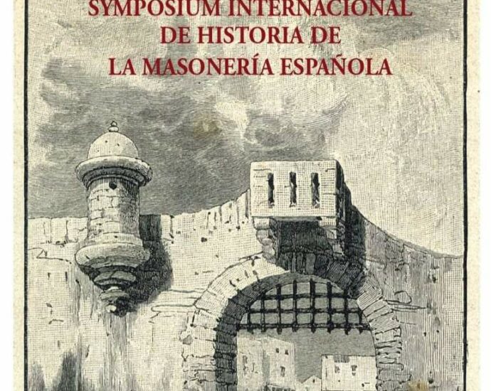 Cartel del XVI Symposium Internacional de Historia de la Masonería Española.