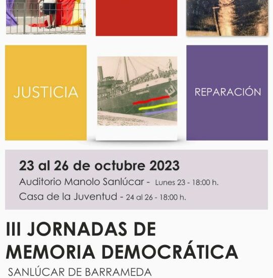 Cartel de las jornadas.
