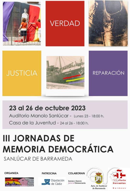 Cartel de las jornadas.