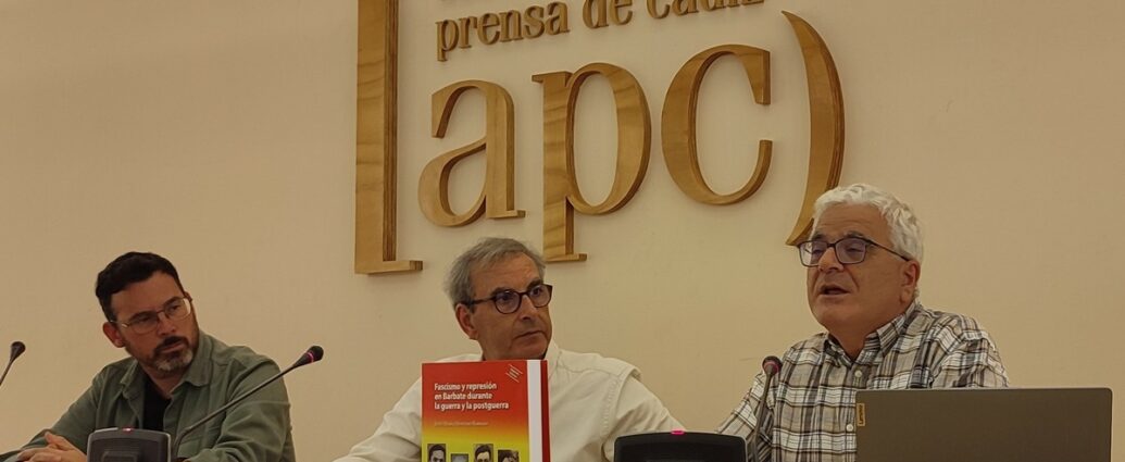 Jesús Mª Montero Barrado, junto a Felipe Barbosa.