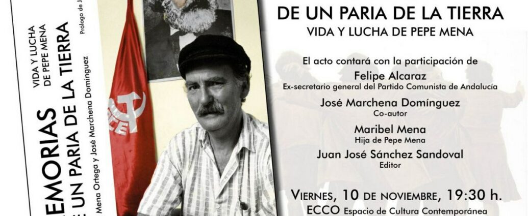 Cartel de la presentación.