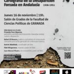 Cartel de la presentación del libro.