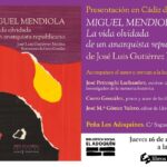 Cartel de la presentación del libro.