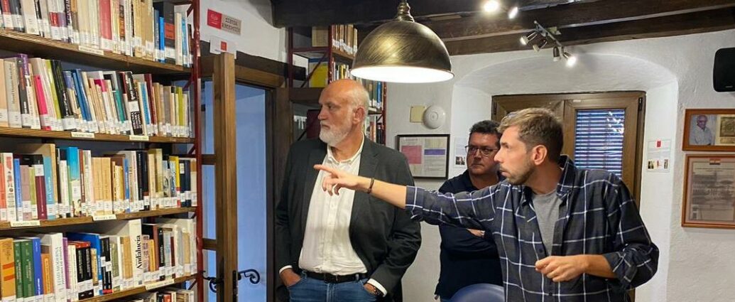Visita de Javier Vidal.
