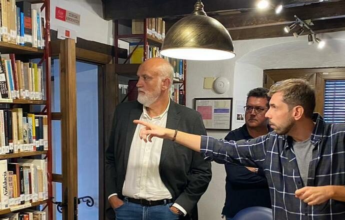 Visita de Javier Vidal.