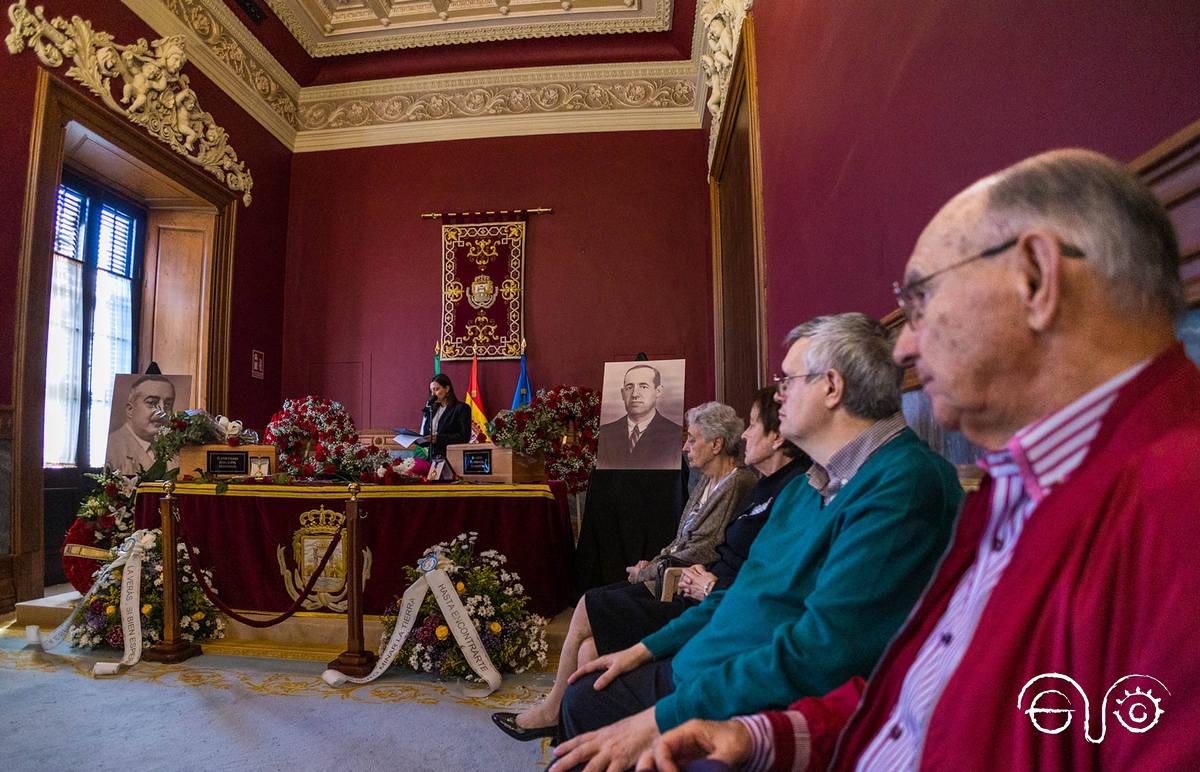 Familiares de los homenajeados.