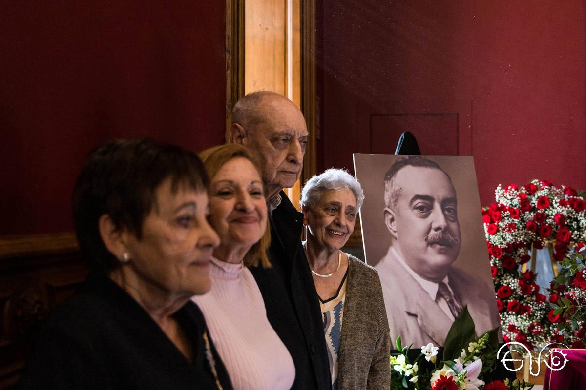 Familiares de los homenajeados.