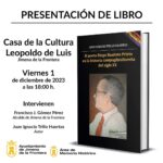 Cartel de la presentación.