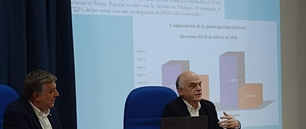 Presentación del libro sobre el Frente Popular.