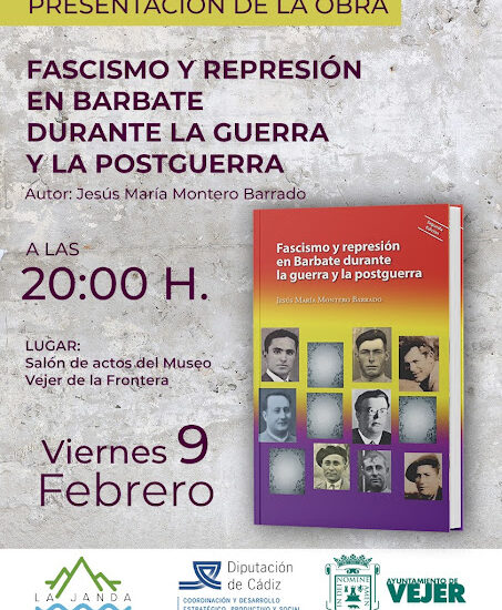 Cartel de la presentación.