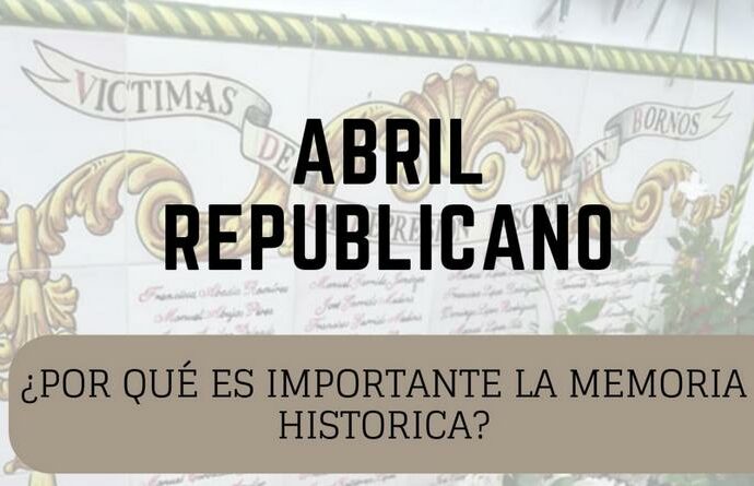 Cartel del Abril Republicano de Bornos.