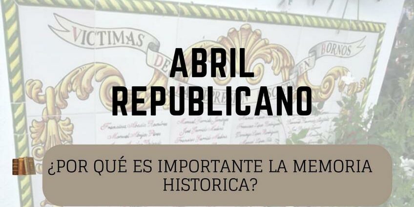 Cartel del Abril Republicano de Bornos.