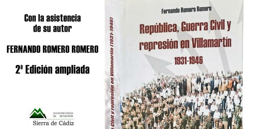Cartel de la presentación del libro.