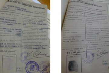 Certificados de libertad condicional y libertad definitiva, 1943 (AHPC).