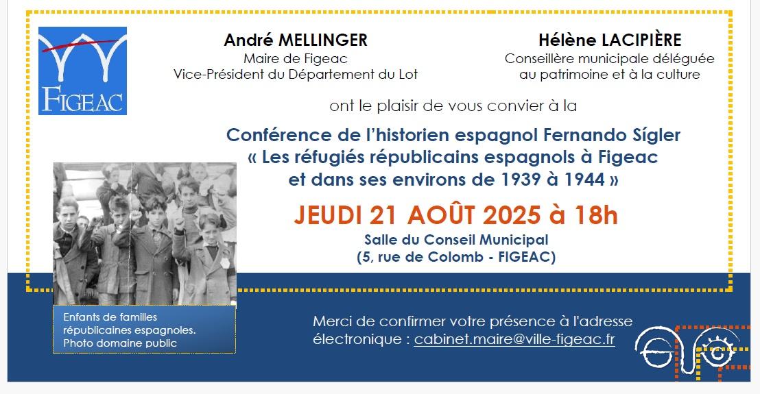 Invitación a la conferencia.
