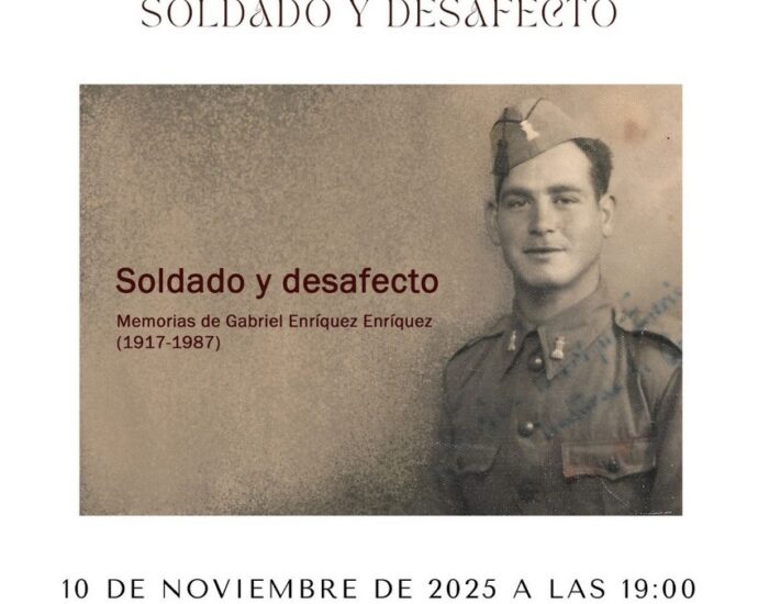 Cartel de la presentación.