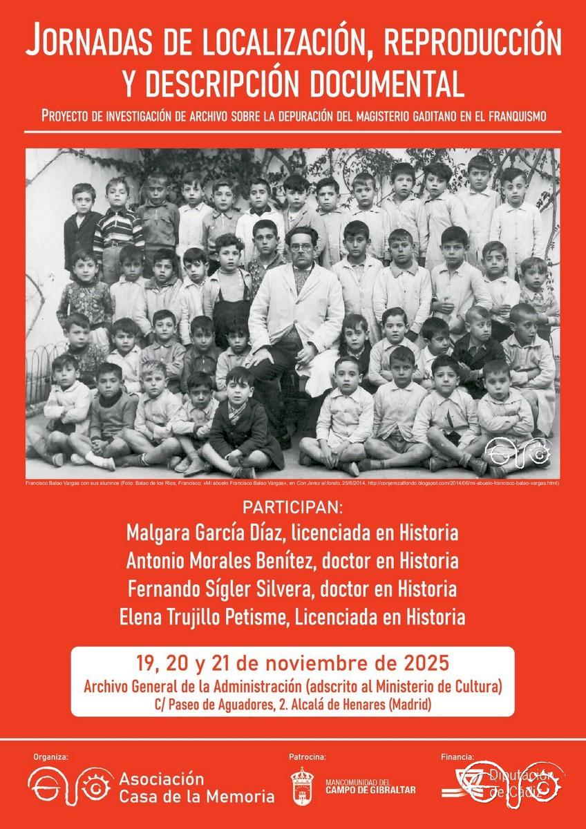 Cartel de las Jornadas de Investigación de Archivo.