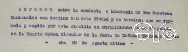 Encabezamiento del informe que emite la alcaldía de San Roque
