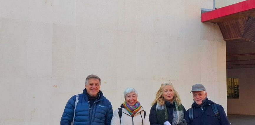 Investigadores de la Casa de la Memoria, en el Archivo General de la Administración, en Alcalá de Henares (Madrid), 20/11/2025..