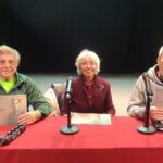 Antonio Morales y Malgara García, de la Casa de la Memoria, y Rafael Morales, presidente de la Asociación La Desbandá.