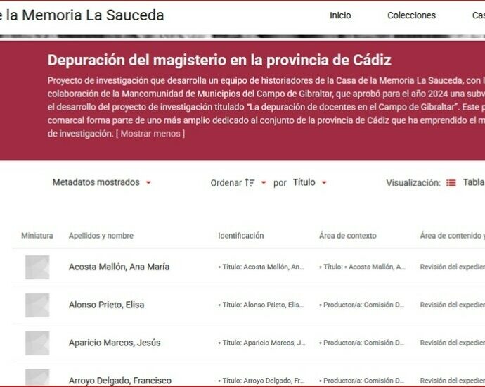 Captura de la base de datos.