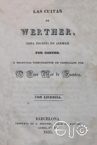 Las cuitas de Werther.