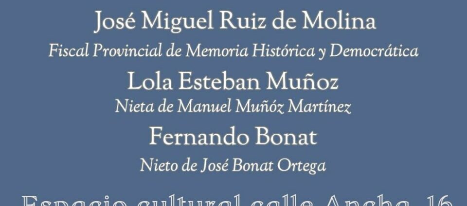 Cartel de la mesa redonda.